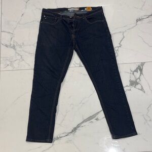 Tailor Vintage Men's Deep Indigo Skinny Jeans